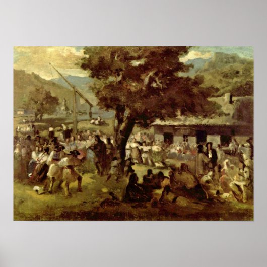 Nicolae Grigorescu - Hora Poster (Voorkant)