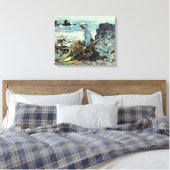 Nicolae Grigorescu - Visser uit Granville Canvas Afdruk (Insitu (Slaapkamer))