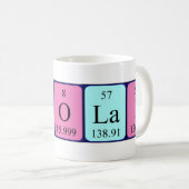 Nicolai periodieke mok van de handelsnaam (Voorkant rechts)