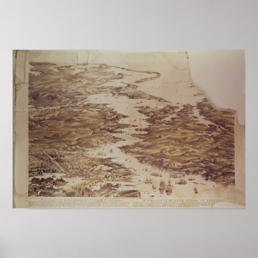 Nicolaieff en Kerson Bay, Odessa en Perekop Poster (Voorkant)