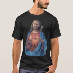 Nicolas Cage is Jezus T-shirt