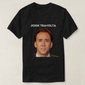 Nicolas Cage John Travolta Face off Mannen_s Women T-shirt (Design voorkant)
