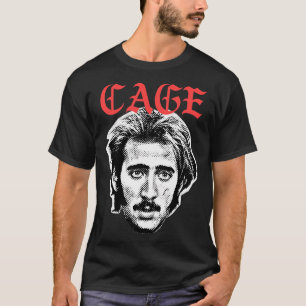 Nicolas Cage Retro Esthetische Fan Art Design T-shirt