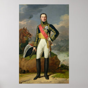 Nicolas-Charles Oudinot Duke van Reggio Poster