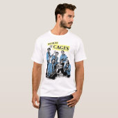 Nicolas en de kooien (Nic Cage Band Shirt) T-shirt (Voorkant volledig)