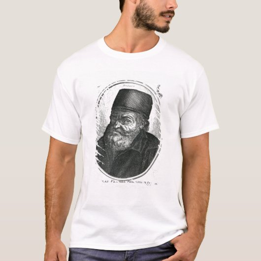 Nicolas Flamel gegraveerd door Balthazar Moncornet T-shirt (Voorkant)
