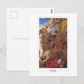 Nicolas Poussin #107 - Kunstmatig Briefkaart (Voorkant / Achterkant)