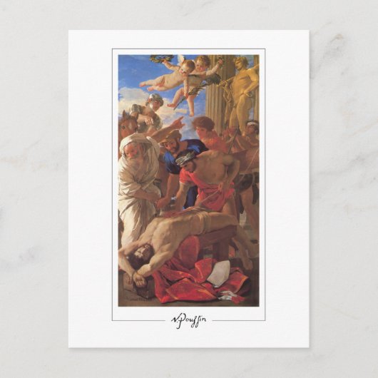 Nicolas Poussin #107 - Kunstmatig Briefkaart (Voorkant)