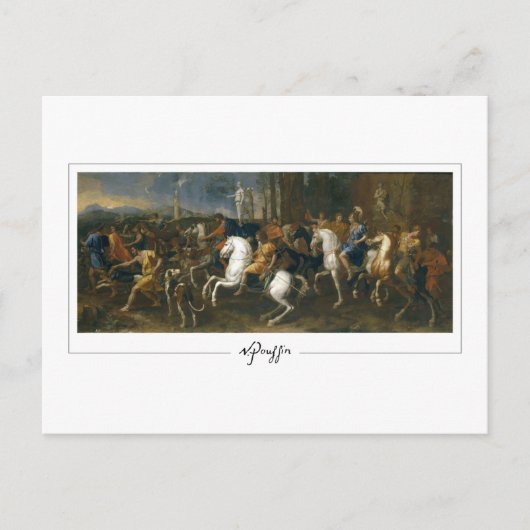 Nicolas Poussin #202 - Kunstmatig Briefkaart (Voorkant)