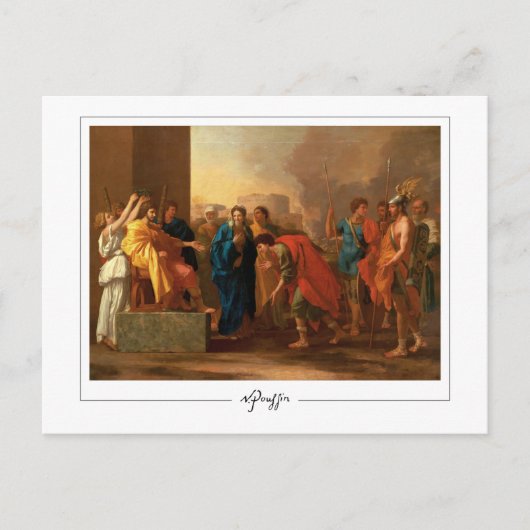Nicolas Poussin #210 - Kunstmatig Briefkaart (Voorkant)