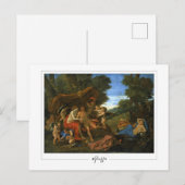 Nicolas Poussin #214 - Kunstkaart Briefkaart (Voorkant / Achterkant)