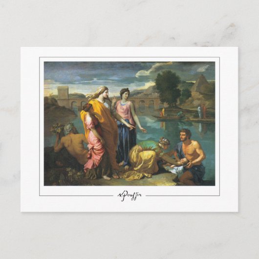 Nicolas Poussin #221 - Kunstmatig Briefkaart (Voorkant)