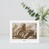 Nicolas Poussin #222 - Kunstmatig Briefkaart (Staand voorkant)