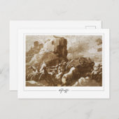 Nicolas Poussin #222 - Kunstmatig Briefkaart (Voorkant / Achterkant)