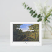 Nicolas Poussin #229 - Kunstmatig Briefkaart (Staand voorkant)