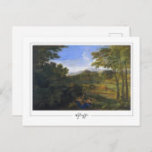 Nicolas Poussin #229 - Kunstmatig Briefkaart (Voorkant / Achterkant)