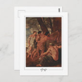 Nicolas Poussin #235 - Kunstmatig Briefkaart (Voorkant / Achterkant)