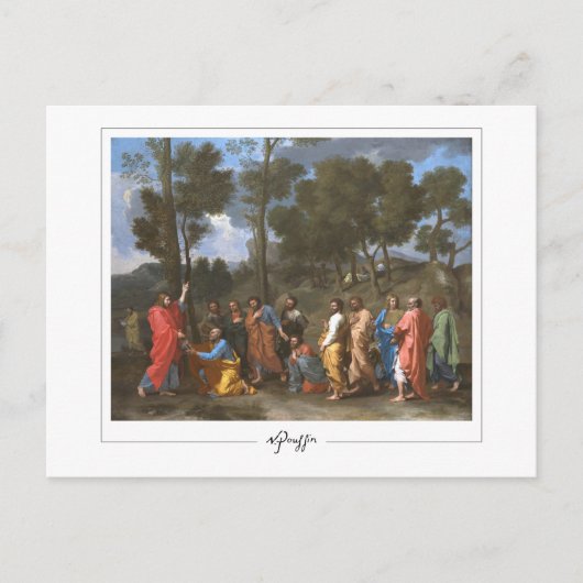 Nicolas Poussin #238 - Kunstmatig Briefkaart (Voorkant)