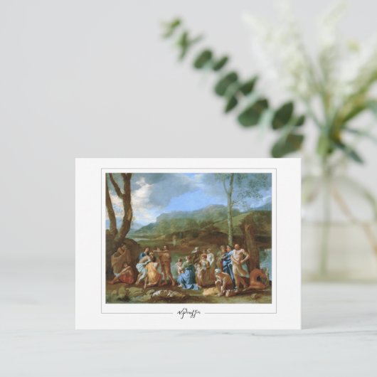 Nicolas Poussin #239 - Kunstmatig Briefkaart (Staand voorkant)