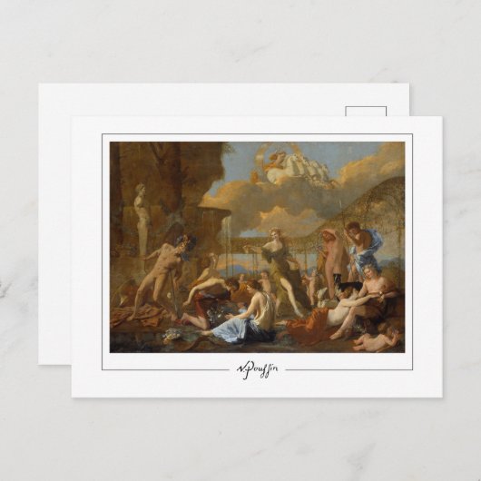 Nicolas Poussin #245 - Kunstkaart Briefkaart (Voorkant / Achterkant)