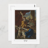 Nicolas Poussin #246 - Kunstmatig Briefkaart (Voorkant / Achterkant)
