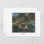 Nicolas Poussin #274 - Kunstmatig Briefkaart (Voorkant / Achterkant)