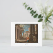 Nicolas Poussin #285 - Kunstmatig Briefkaart (Staand voorkant)