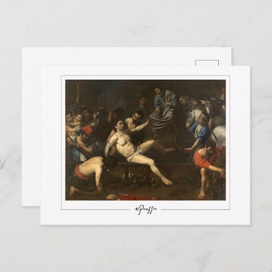 Nicolas Poussin #288 - Kunstmatig Briefkaart (Voorkant / Achterkant)