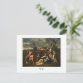 Nicolas Poussin #294 - Kunstmatig Briefkaart (Staand voorkant)