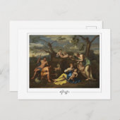 Nicolas Poussin #294 - Kunstmatig Briefkaart (Voorkant / Achterkant)