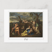 Nicolas Poussin #294 - Kunstmatig Briefkaart (Voorkant)