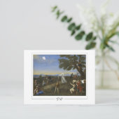 Nicolas Poussin #295 - Kunstmatig Briefkaart (Staand voorkant)