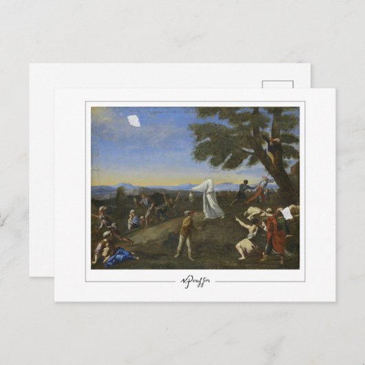 Nicolas Poussin #295 - Kunstmatig Briefkaart (Voorkant / Achterkant)