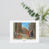 Nicolas Poussin #50 - Kunstmatig Briefkaart (Staand voorkant)