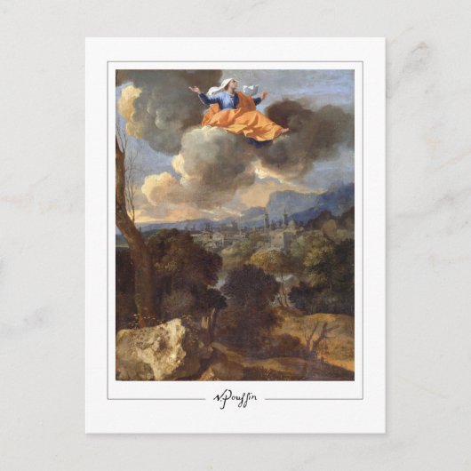 Nicolas Poussin #52 - Kunstmatig Briefkaart (Voorkant)