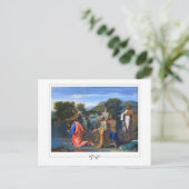 Nicolas Poussin #99 - Kunstmatig Briefkaart (Staand voorkant)