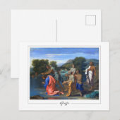 Nicolas Poussin #99 - Kunstmatig Briefkaart (Voorkant / Achterkant)