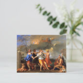 Nicolas Poussin Art Briefkaart (Staand voorkant)