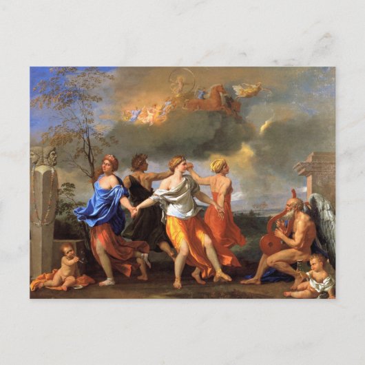 Nicolas Poussin Art Briefkaart (Voorkant)