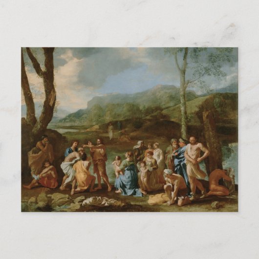 Nicolas Poussin Art Briefkaart (Voorkant)