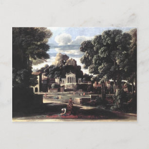 Nicolas Poussin-Ashes van Phocion verzameld Briefkaart