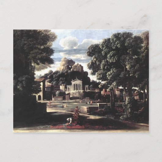 Nicolas Poussin-Ashes van Phocion verzameld Briefkaart (Voorkant)