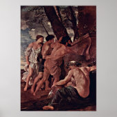 Nicolas Poussin - De herders van Arcadia Poster (Voorkant)