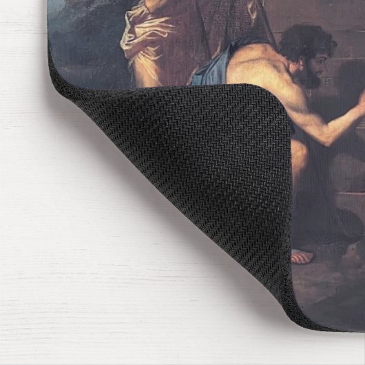 Nicolas Poussin- Et in Arcadia ego Muismat (Hoek)