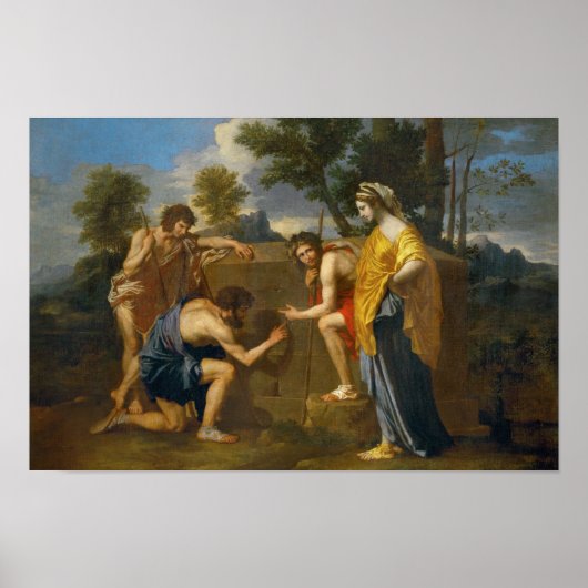 Nicolas Poussin - Et in Arcadia ego Poster (Voorkant)