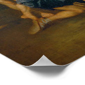Nicolas Poussin - Et in Arcadia ego Poster (Hoek)