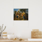 Nicolas Poussin - Et in Arcadia ego Poster (Keuken)