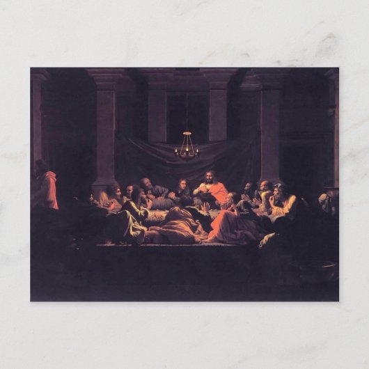 Nicolas Poussin- Eucharist Briefkaart (Voorkant)
