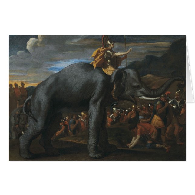 Nicolas Poussin - Hannibal bij de Alpen (Voorkant Horizontaal)