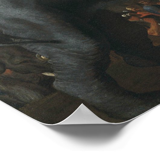 Nicolas Poussin - Hannibal bij de Alpen Poster (Hoek)